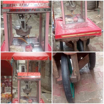 1 month use hand car Pop corn machine battery 60 Phoenix new chatri