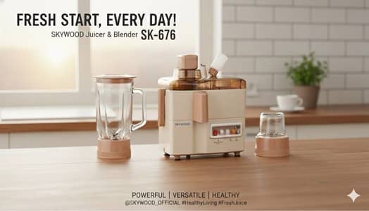 3in1 juicer with 1 year warranty