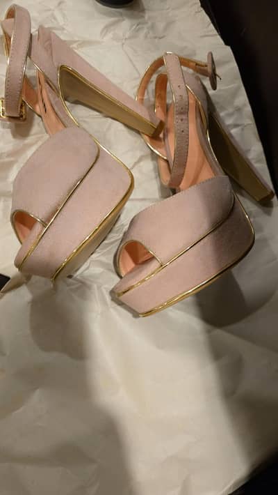 Pink high heels