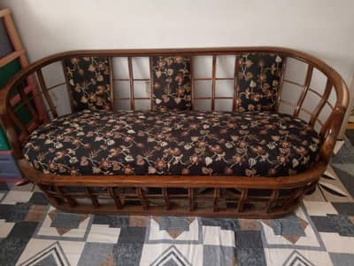 Sofa set with one big table and two small tables