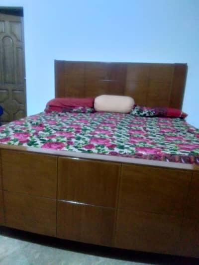 urgent sale bed with mattress