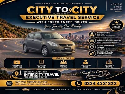 City to City Executive Travel Service | Experienced Driver