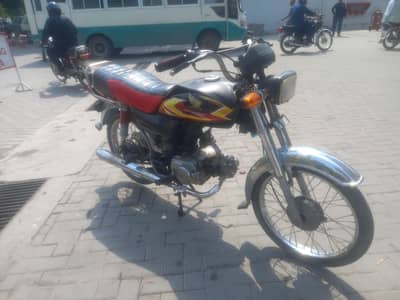 Habib 70cc motorcyclr 2011 Islamabad number final 45000