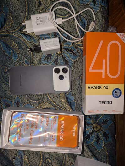 Tecno SPARK 40 complete box urgent sale