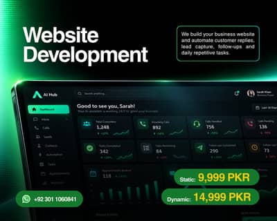 Website Development | AI Automation | Web Application | Custom Softwar