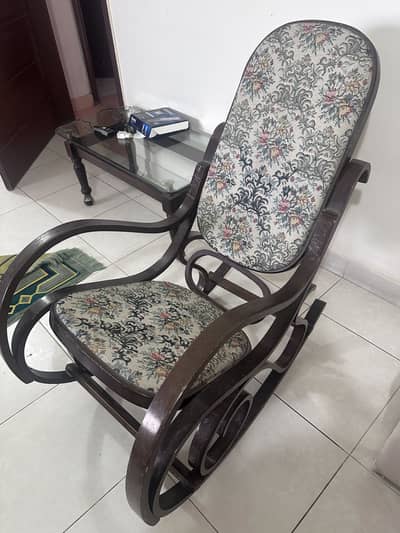 Wooden recliner