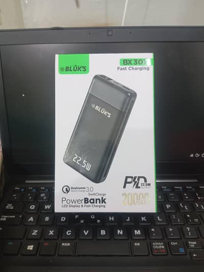 Bluk's Bx301 20000mah PD22.5w Powerbank with 1 yr warranty