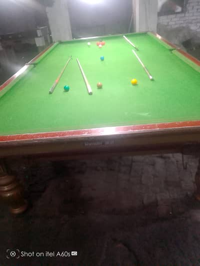 Snoker table 6/12 shender table light bord