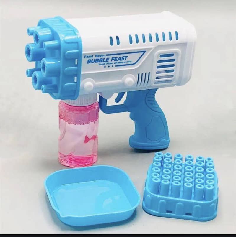 Automatic Bubble toy Gun 0