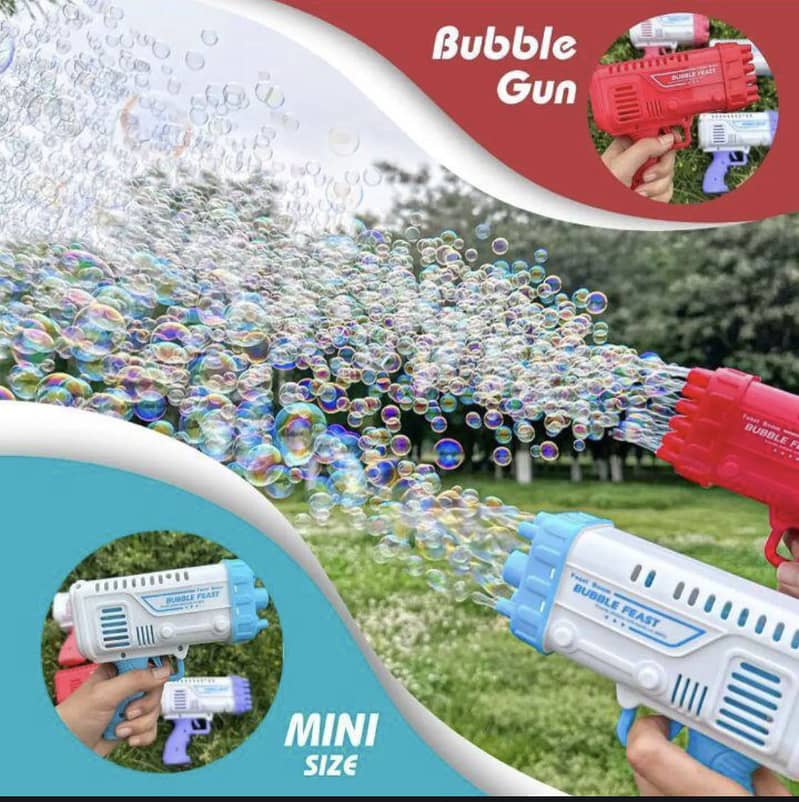 Automatic Bubble toy Gun 2