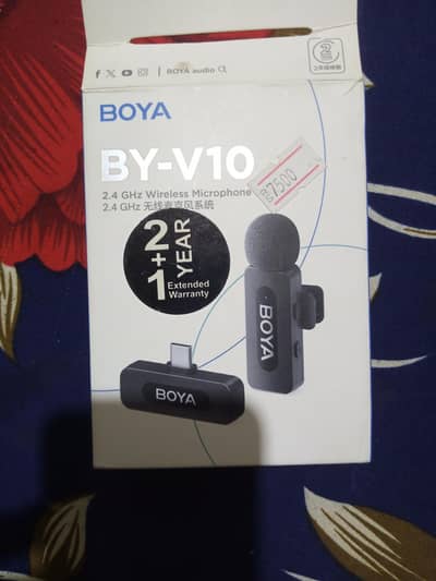 Original BOYA BY-V10 Wireless Microphone | Excellent Voice Quality