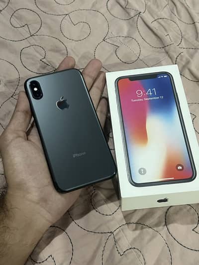iPhone X 64g Official pta approved with box