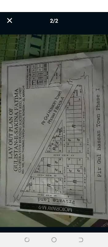 Plot for sale 120 sq yards Lease Gulistan e sakeena Fatima society