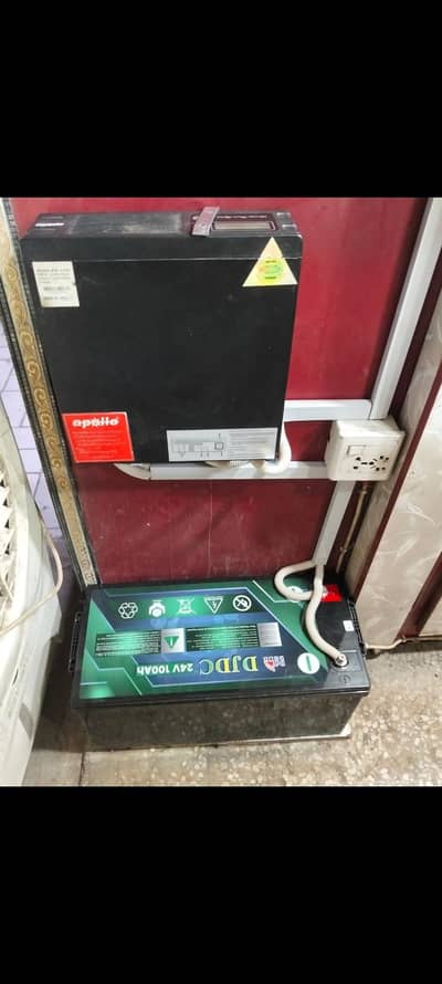 Djdc battery 12 volt 100 ah lithium used ma hai box or warranty card