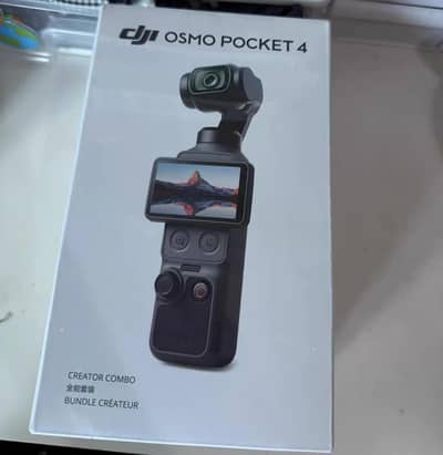 DJI Osmo Pocket 4 Creator Combo Full Box All Accessories