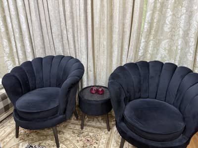 Velvet Chair Set