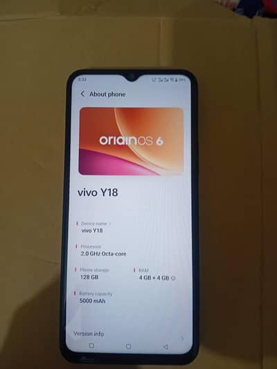 Vivo Y18 4+4/128 PTA Approved sealed set