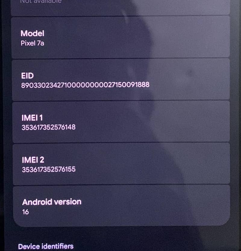Google Pixel 7a 3