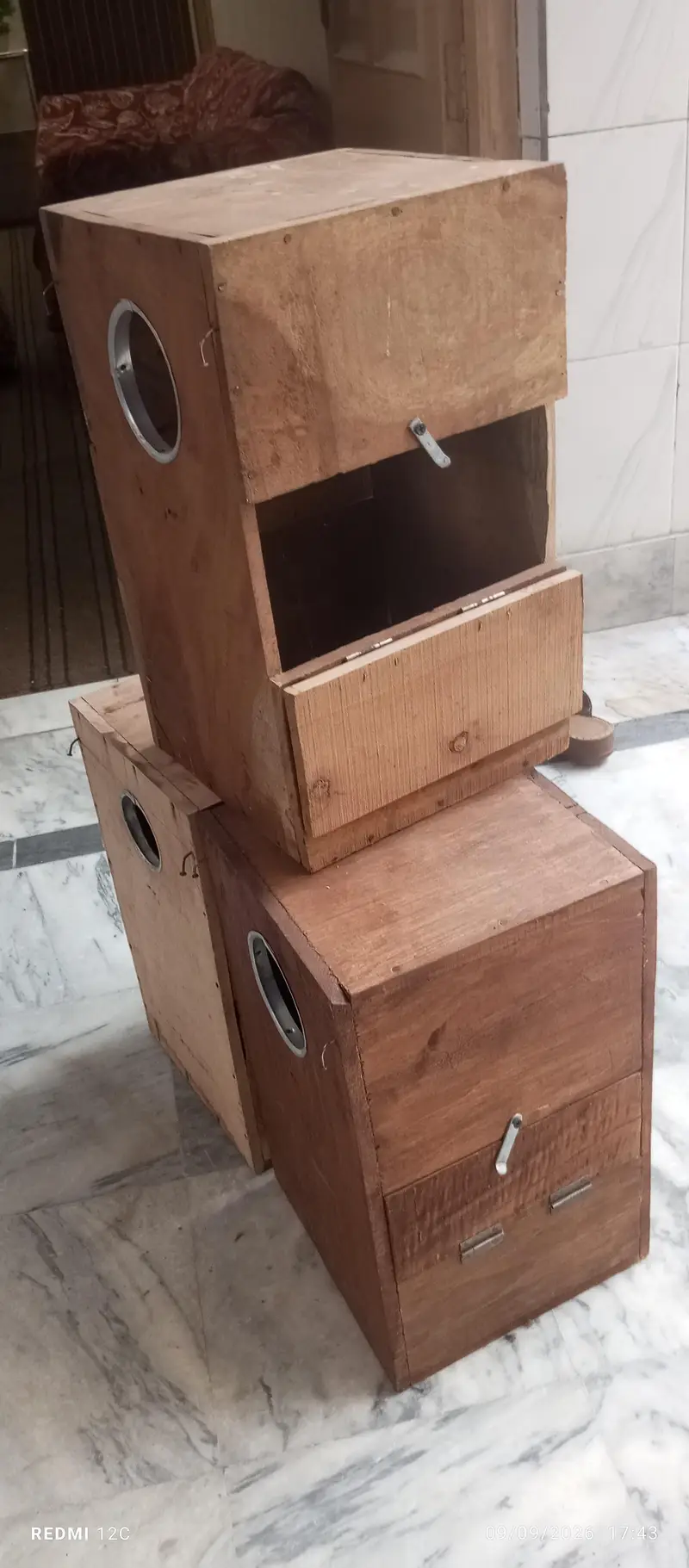 3 brand new ringneck breeding boxes kikar wood — photo 3