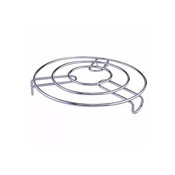 Best Quality Heavy Duty Metal Pot Stand Dia 7 Inch - Silver