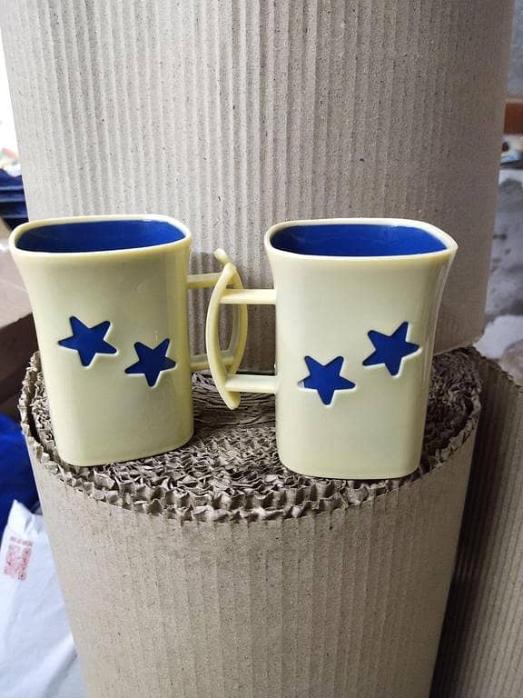 Oack Of 2 Beautiful Plastic Mug