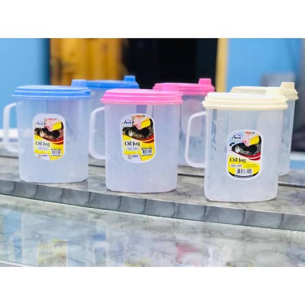 Plastic Oil Jug Best Quality  Beautiful Desing  1000ml