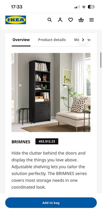 packed new Ikea furniture different items