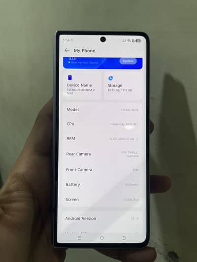 Tecno Phantom V Fold pta approved