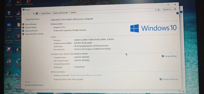 HP I5 6TH GENERATION IN GOOD CONDITION
