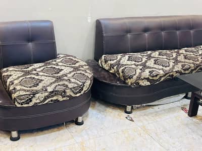 7 seater sofa set with center table