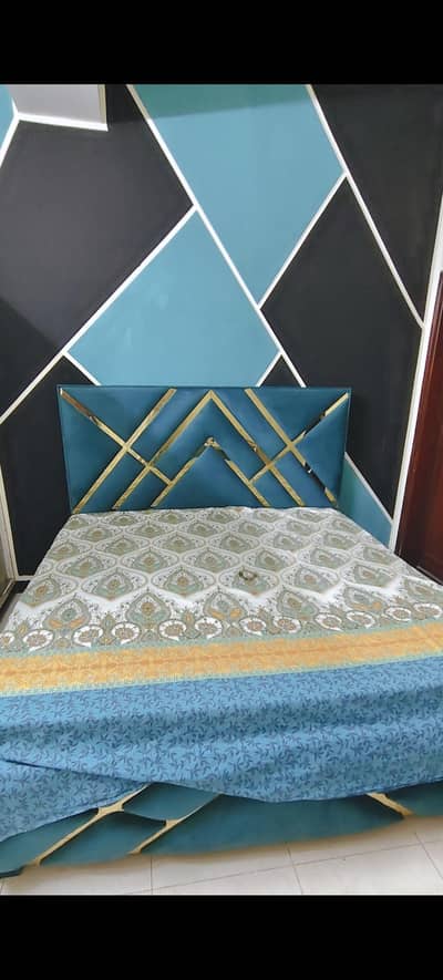Bed set with Side Tables without mattress for sale