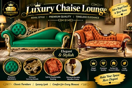 Royal Luxury Dewan | Premium Carved Wooden Sofa | Elegant & Classic D