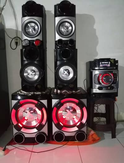 LG HiFi system model CM9520 full home theater system