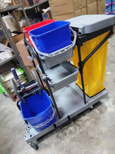 Cleaning Trollies Available