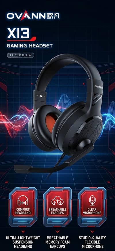 X 13 Gaming Headset | Best in game voice | Noise cancelation