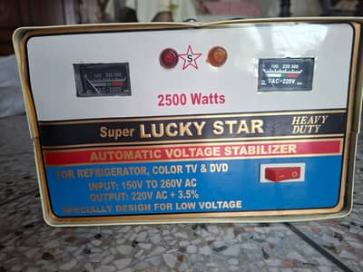Voltage stablizer for refrigerator and freezer