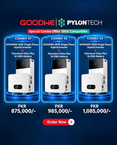 Offer On Goodwe with Pylontech 16KW battery Combo