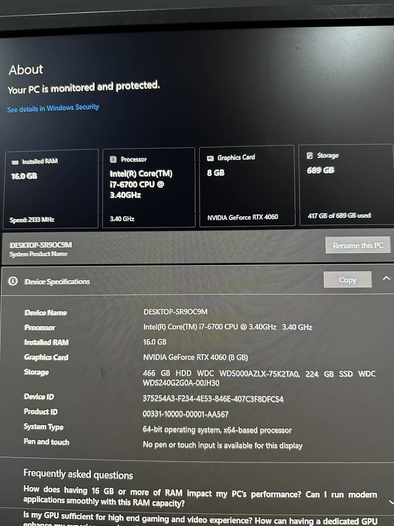 Core i7 Gaming pc 5
