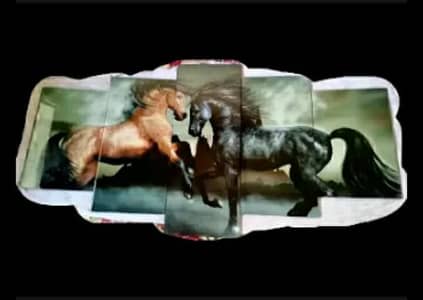 Beautiful 3D Horse Wall Decoration / Photo Frame