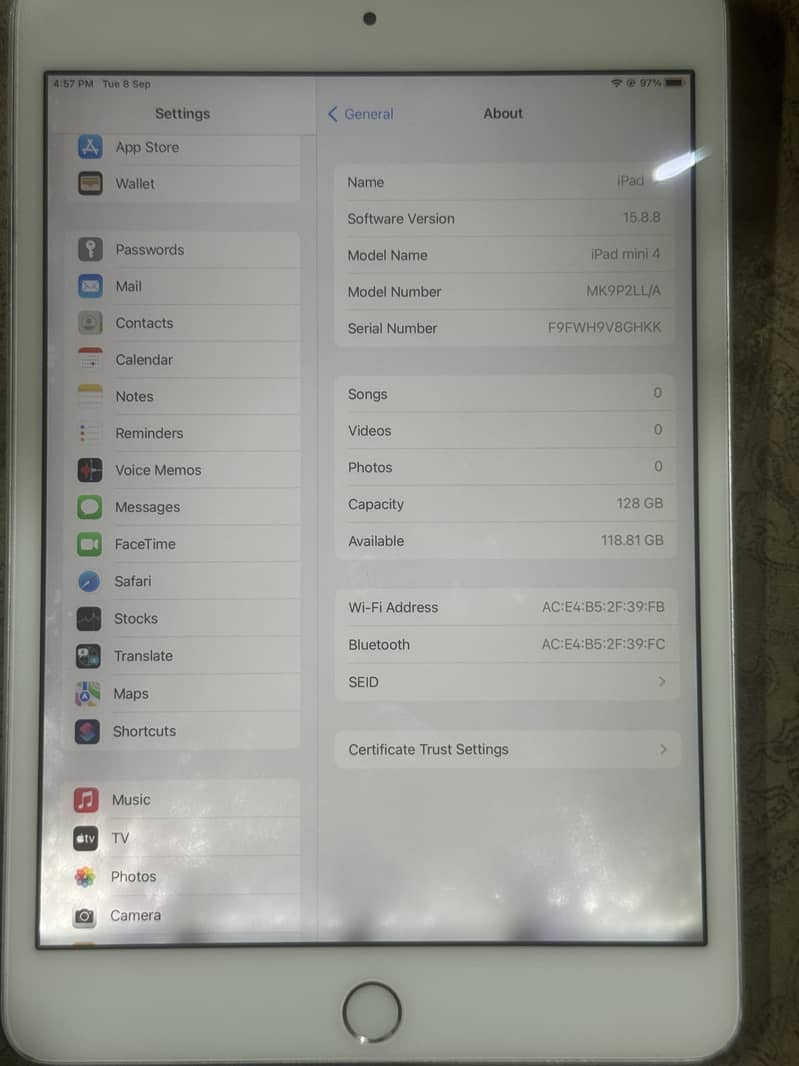 ipad Mini 4 2