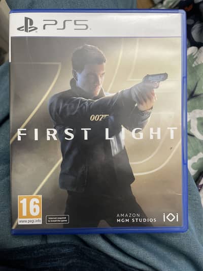 007 First Light ps5 disc game