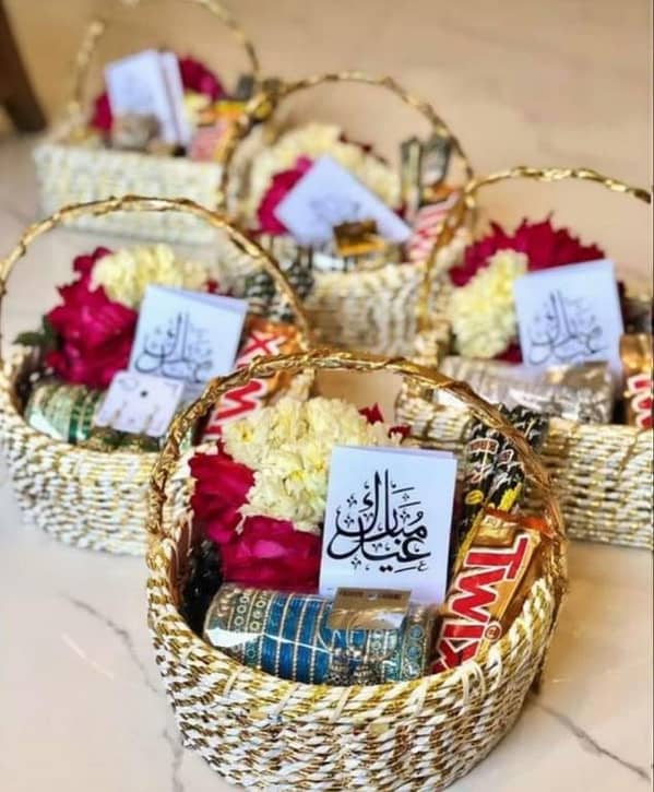 Mini Eid Gift Basket for Girls by [Brand/Model Name], Special Occasion Gift