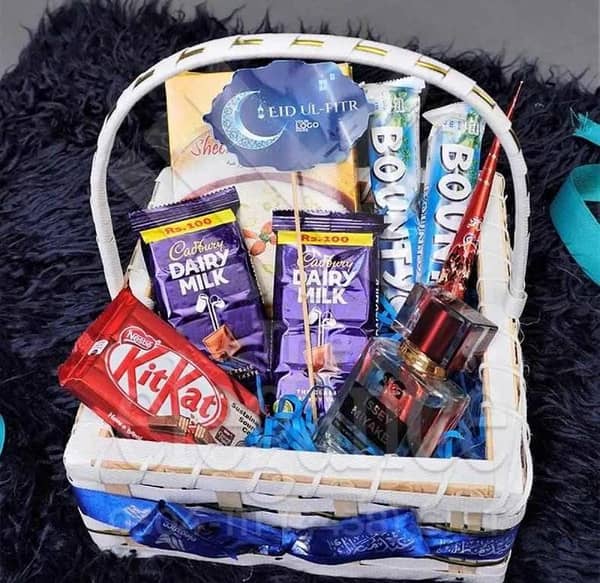 Eid Mubarak Gift Basket for Girls and Women