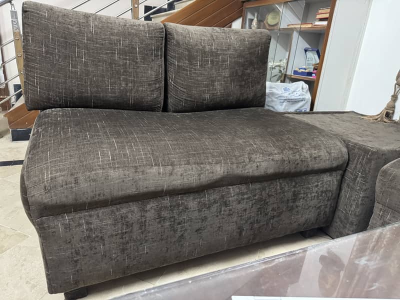 7 seater sofa set with table 2