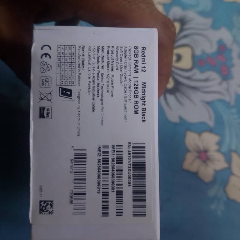 redmi 12 with box 9