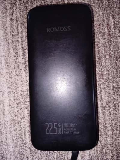 Romos 20000 mah power Bank 22.5 Watt fast charger