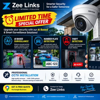 Free CCTV Installation in Karachi
