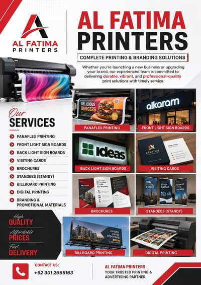3D Signage | LED Glow Board | Panaflex Printing & Visiting Cards