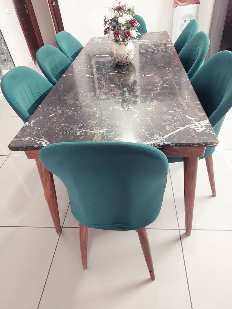 8 chairs Dinning table 0