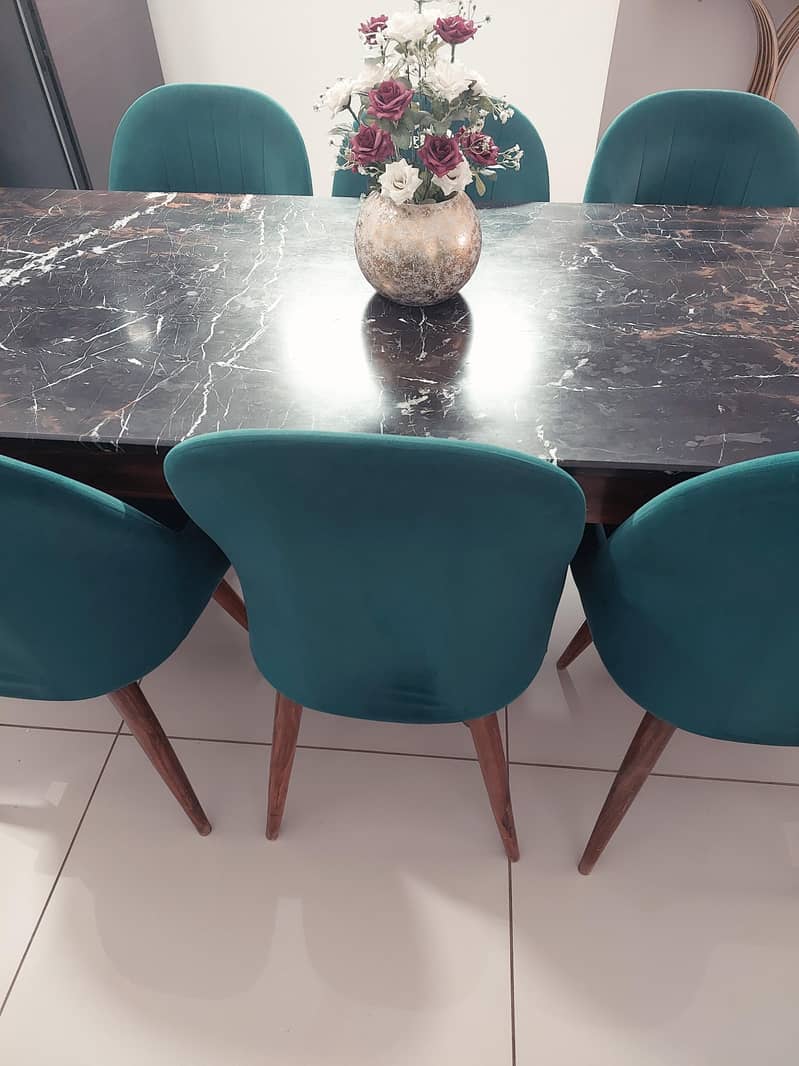 8 chairs Dinning table 2